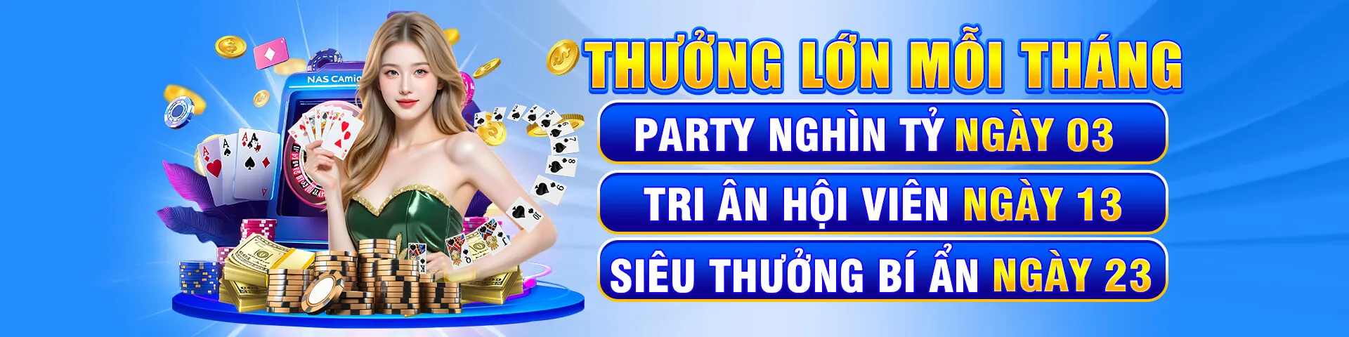 Sòng bạc trực tuyến nohu77 win với dealer chuyên nghiệp